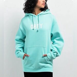 Obey OG 2 Basic Mint Hoodie size M